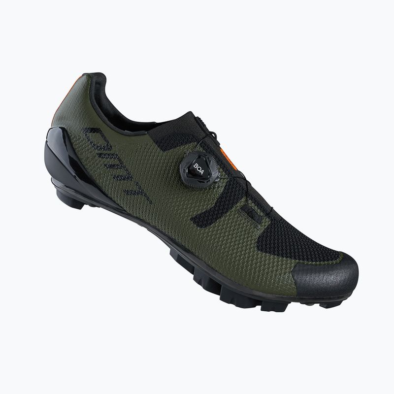 Férfi MTB kerékpáros cipő DMT KM3 zöld/fekete 7