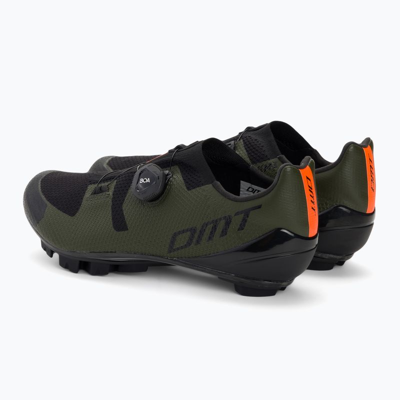 Férfi MTB kerékpáros cipő DMT KM3 zöld/fekete 3