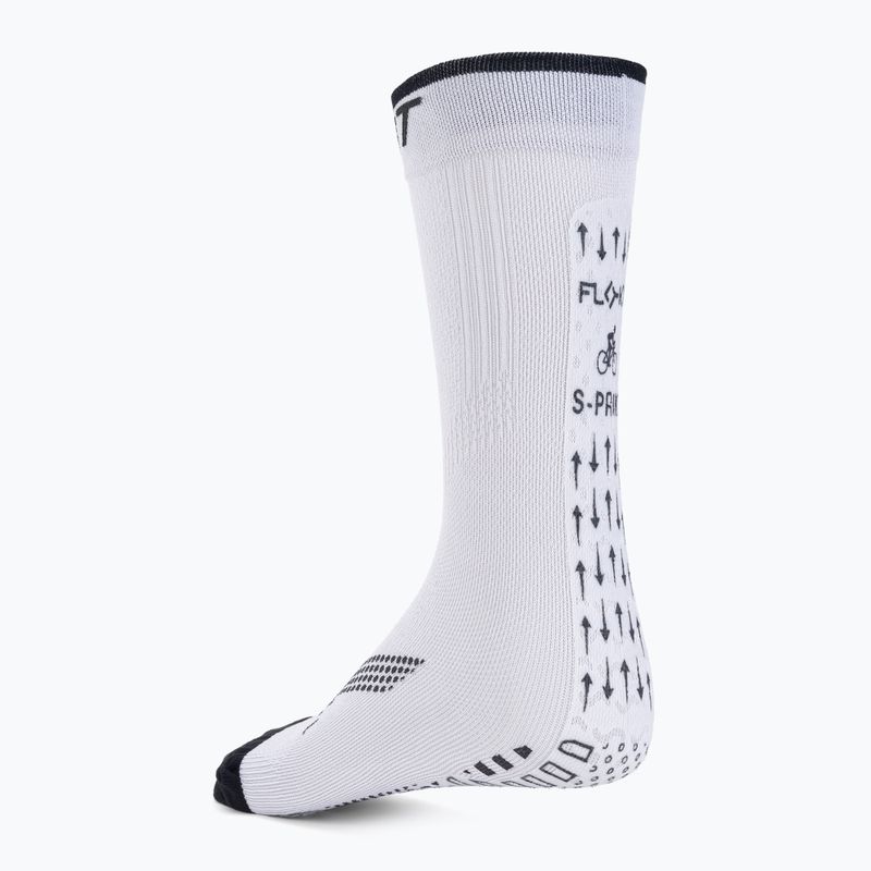DMT S-Sprint biomechanikus kerékpáros zokni fehér 0045 3