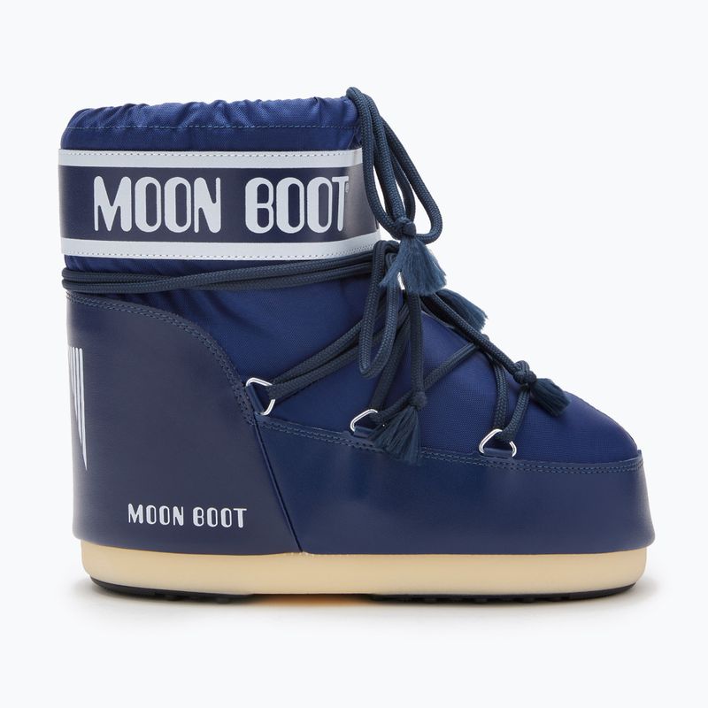 Női Moon Boot Icon Low Nylon kék hócsizma 8