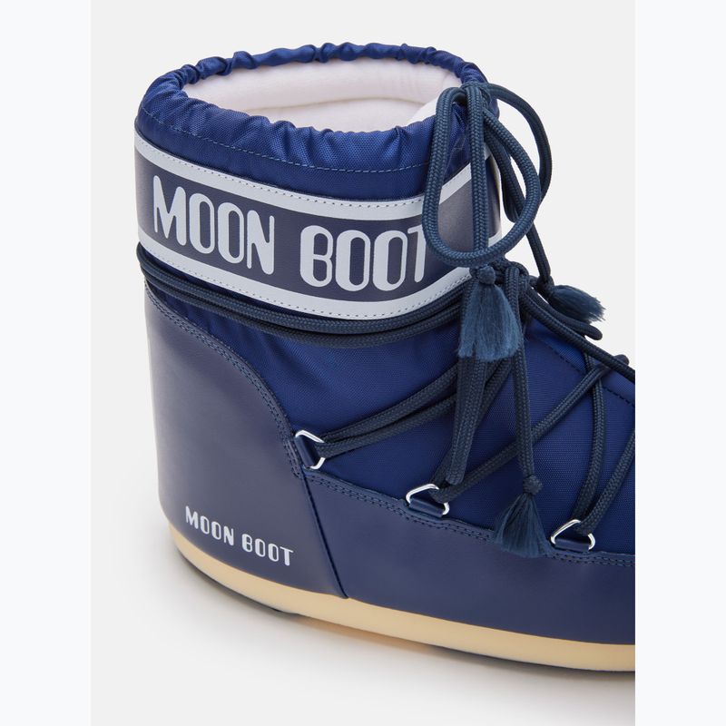 Női Moon Boot Icon Low Nylon kék hócsizma 11