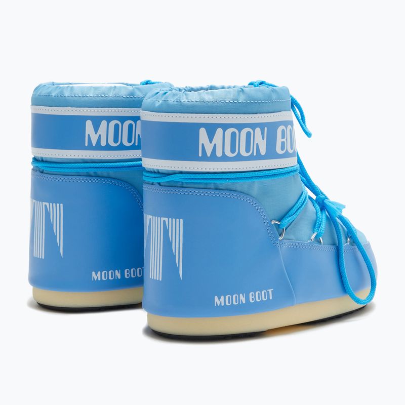 Női Moon Boot Icon Low Nylon alaszkai kék hócsizma 9