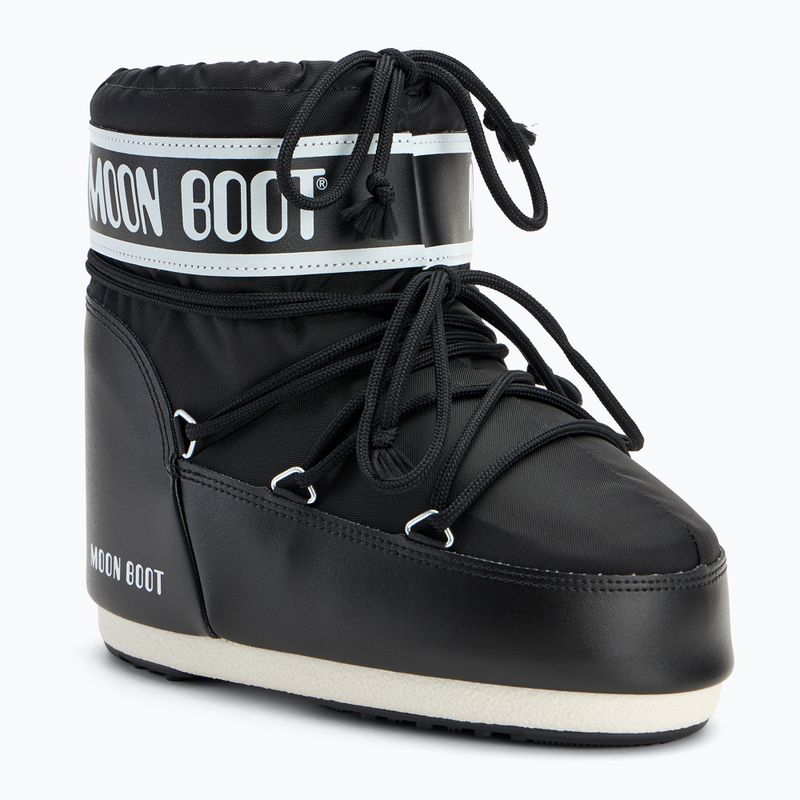 Női Moon Boot Icon Low Nylon hócsizma fekete