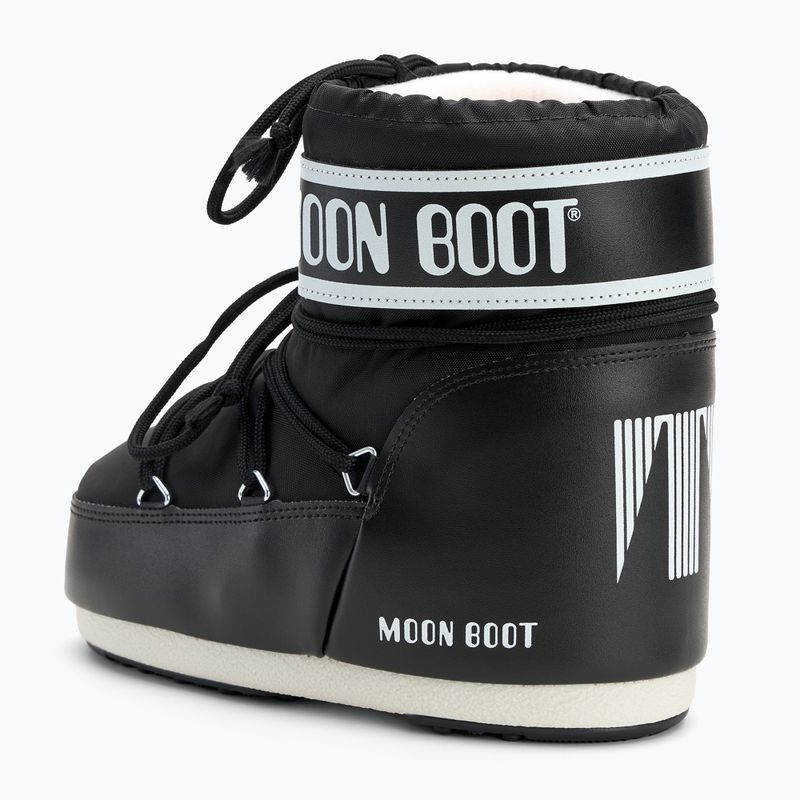 Női Moon Boot Icon Low Nylon hócsizma fekete 3