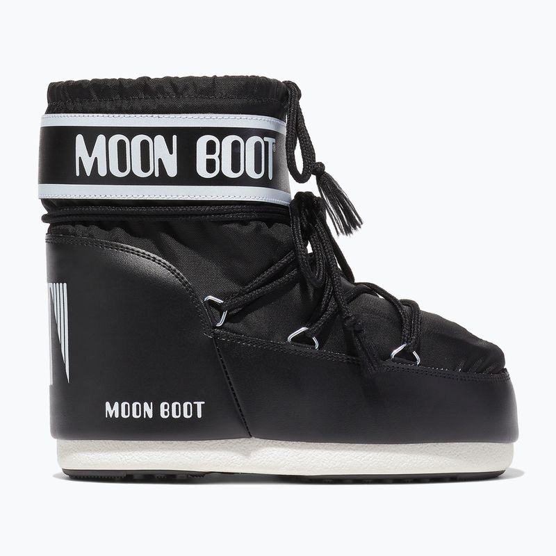 Női Moon Boot Icon Low Nylon hócsizma fekete 8