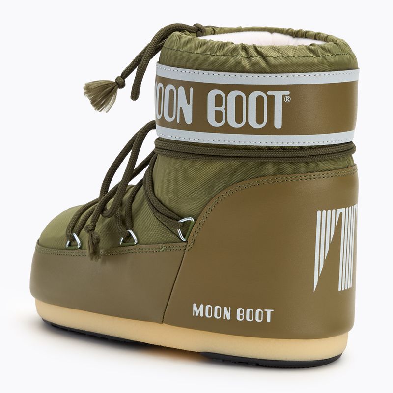 Női Moon Boot Icon Low Nylon khaki színű hócsizma 3