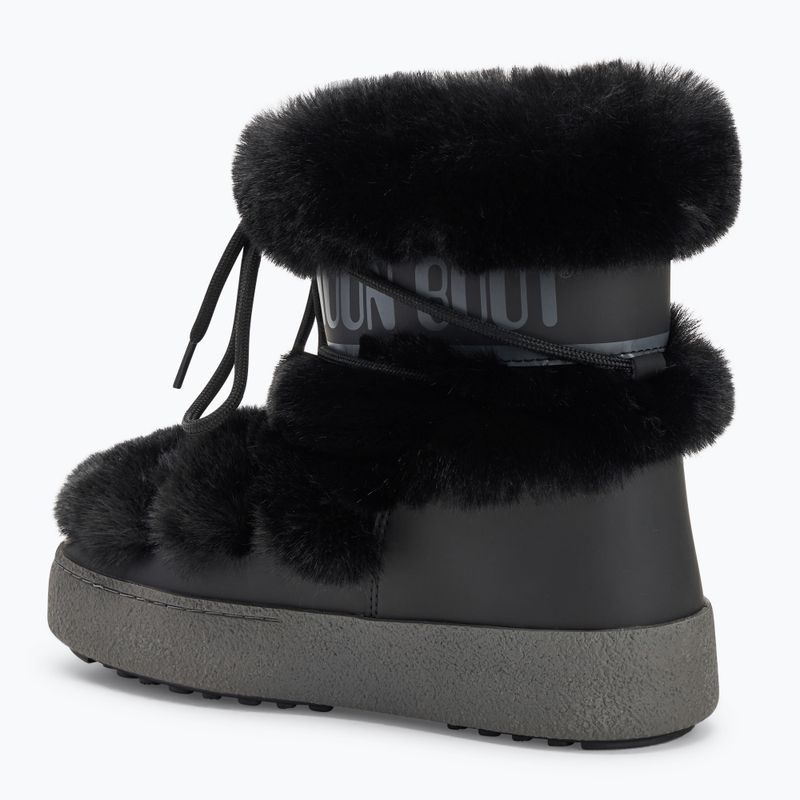 Hótaposó Moon Boot Ltrack Faux Fur black 3