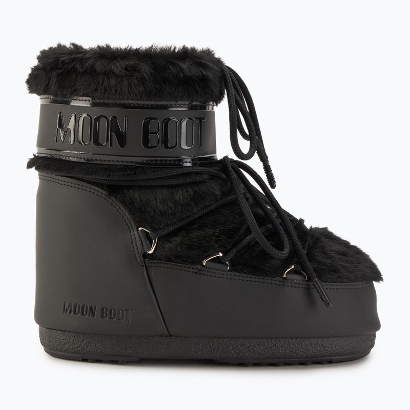 Női hótaposó Moon Boot Icon Low Faux Fur black 2