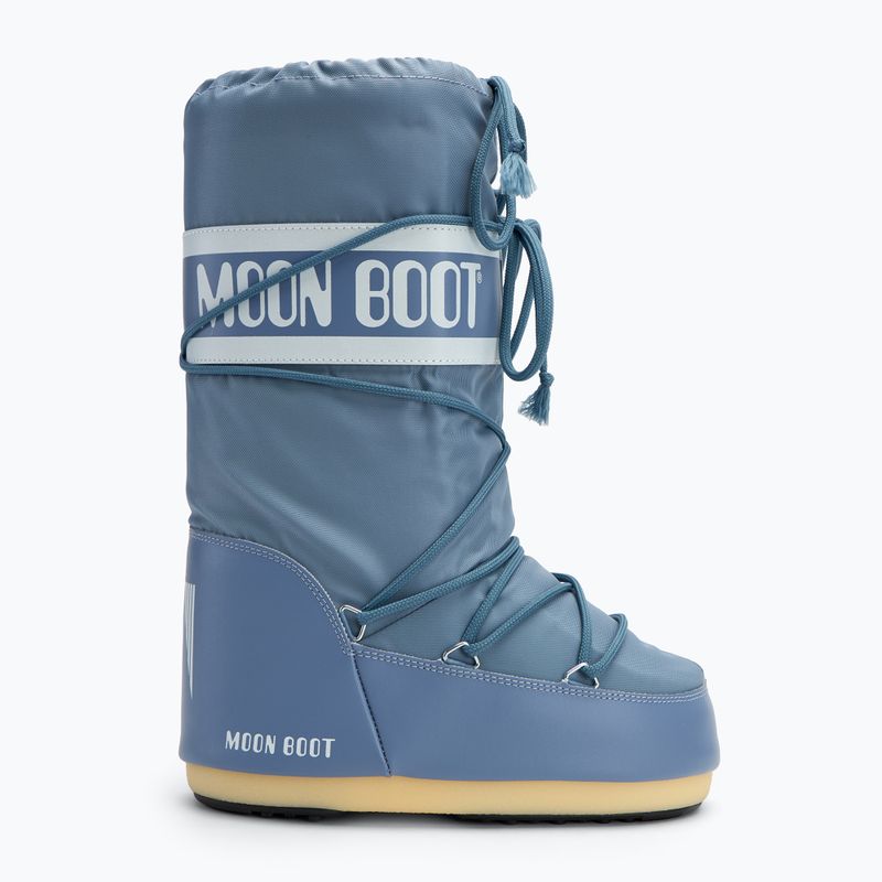 Női Moon Boot Icon Nylon elefánt szürke hócsizma szürke hócipő 2