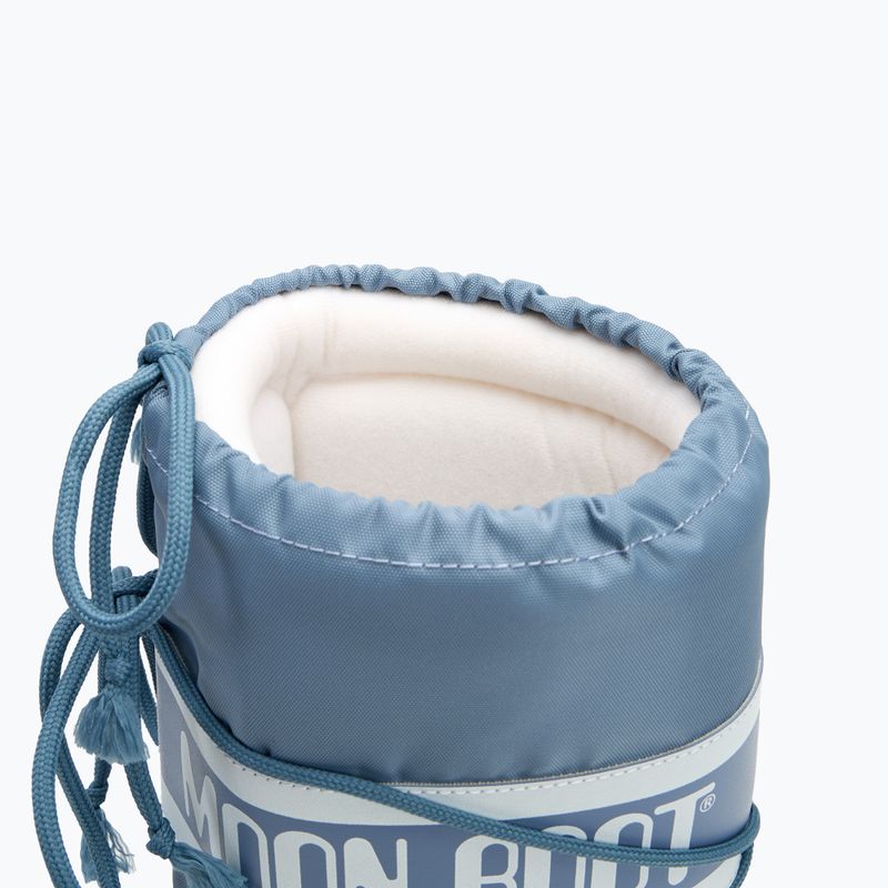 Női Moon Boot Icon Nylon elefánt szürke hócsizma szürke hócipő 5