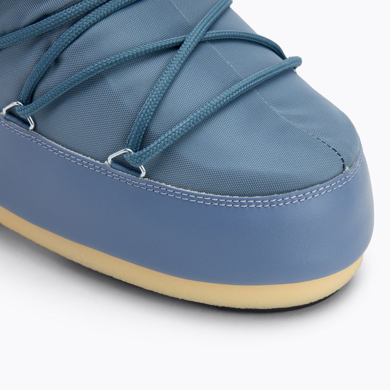 Női Moon Boot Icon Nylon elefánt szürke hócsizma szürke hócipő 7