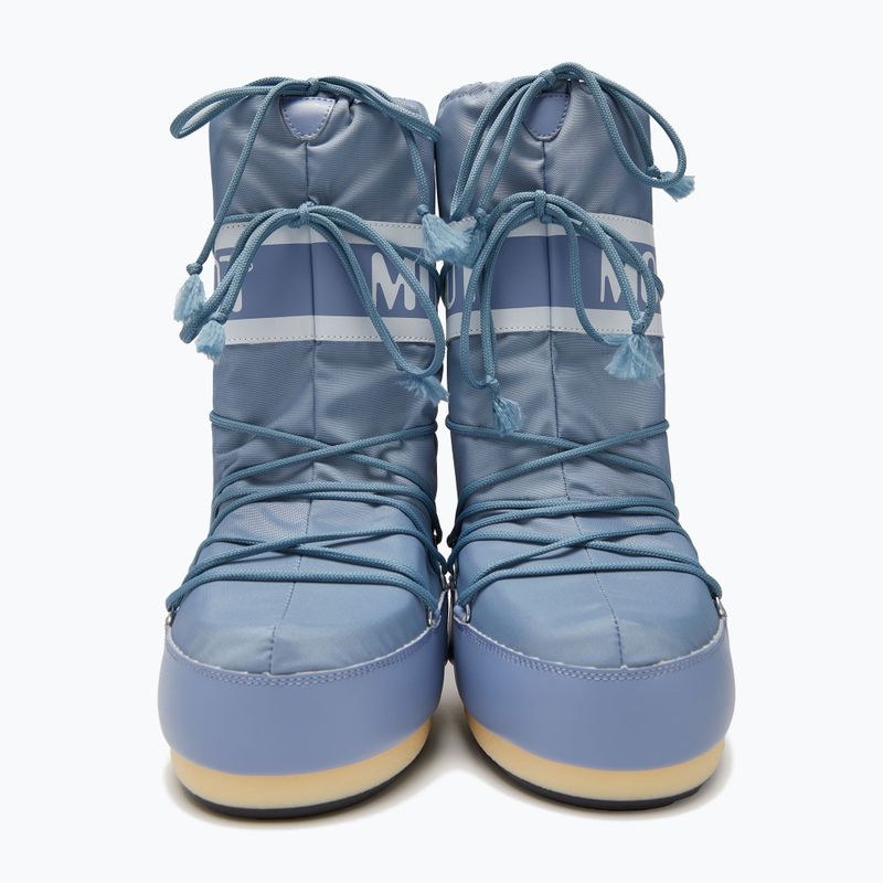 Női Moon Boot Icon Nylon elefánt szürke hócsizma szürke hócipő 9
