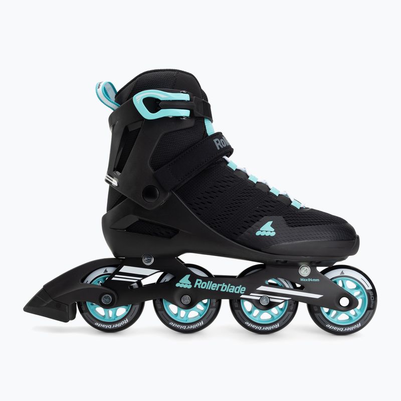 Női görkorcsolya Rollerblade Sirio 80 W fekete/teal kék 2