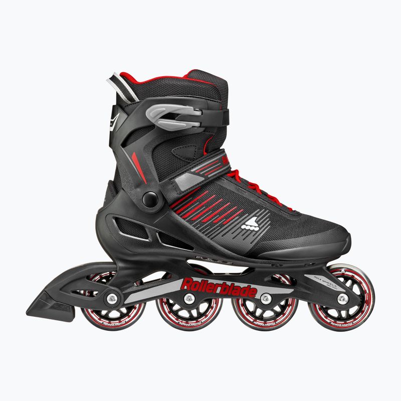 Férfi Rollerblade Zetrablade fekete/piros görkorcsolya 2