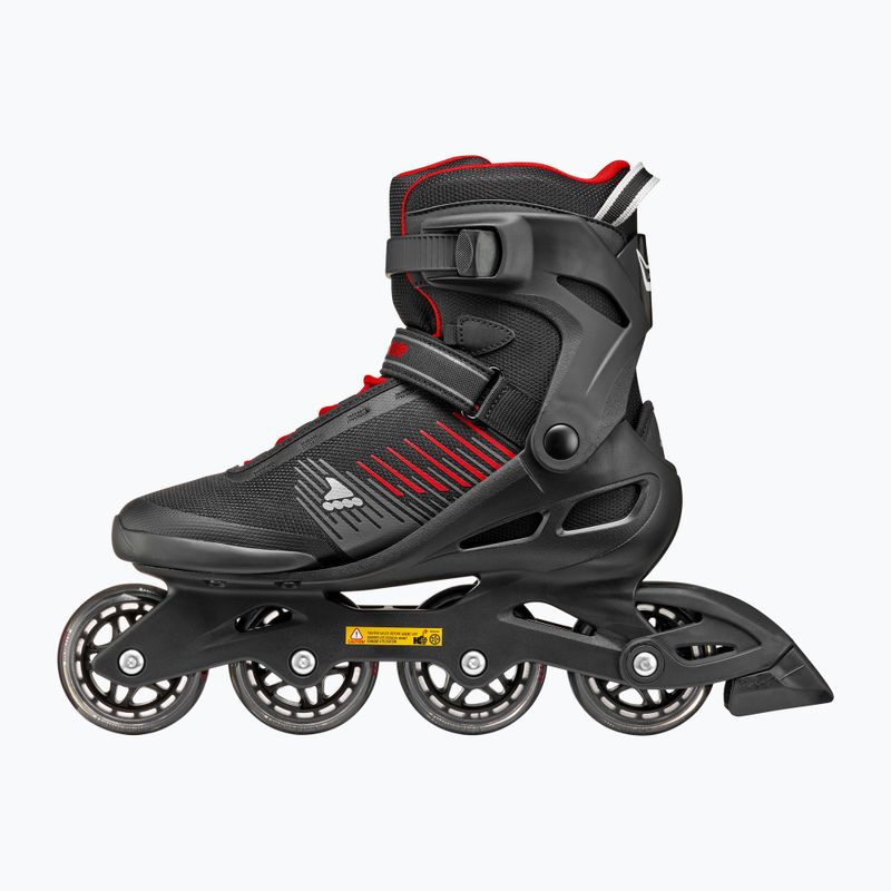 Férfi Rollerblade Zetrablade fekete/piros görkorcsolya 3