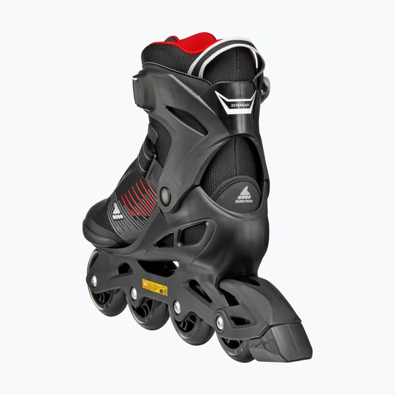 Férfi Rollerblade Zetrablade fekete/piros görkorcsolya 5