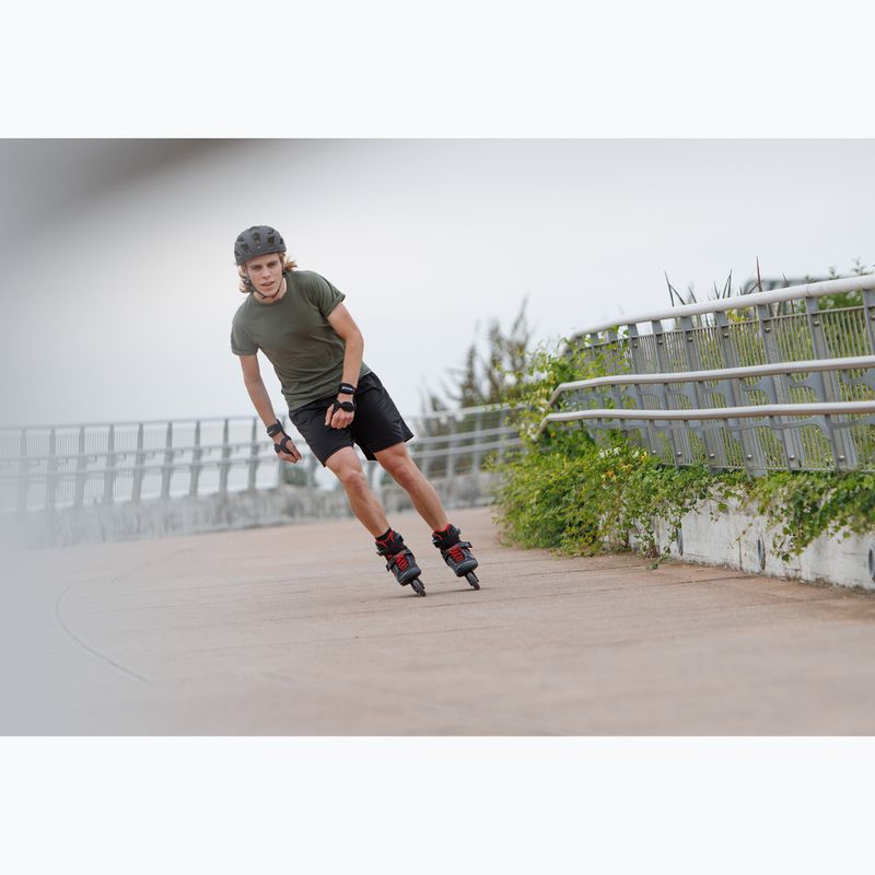 Férfi Rollerblade Zetrablade fekete/piros görkorcsolya 10