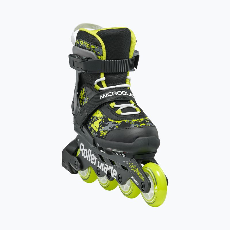 Rollerblade Microblade SL Jr gyermek görkorcsolya fekete/lime 5
