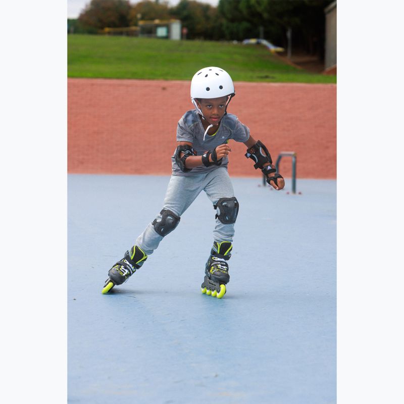 Rollerblade Microblade SL Jr gyermek görkorcsolya fekete/lime 10