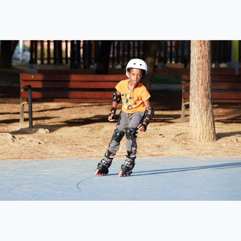 Rollerblade Microblade SL Jr gyermek görkorcsolya fekete/narancs 9