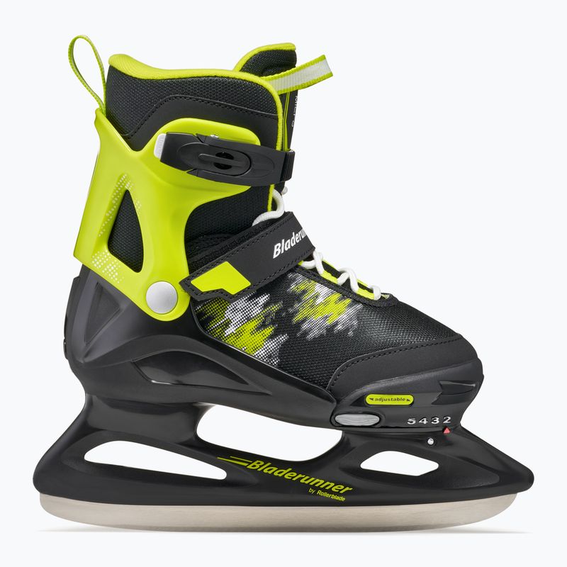 Gyerek jégkorcsolya Bladerunner Micro Ice black/lime 10