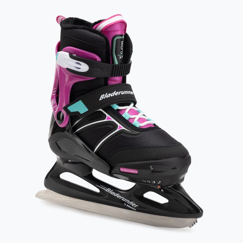 Gyerek jégkorcsolya Bladerunner Micro Xt Ice G black/fuchsia 2