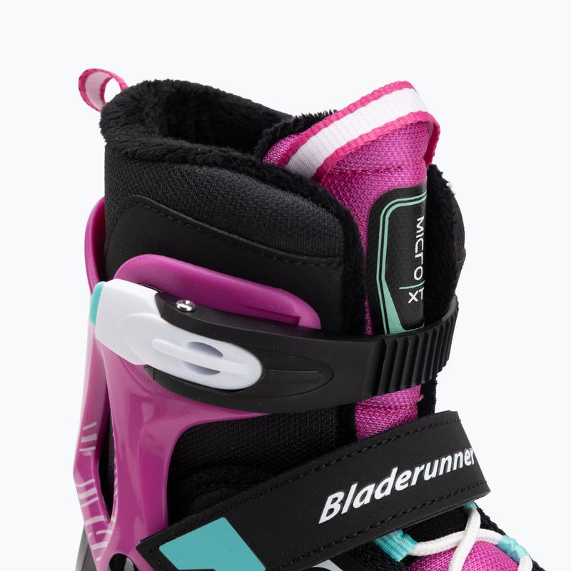 Gyerek jégkorcsolya Bladerunner Micro Xt Ice G black/fuchsia 6
