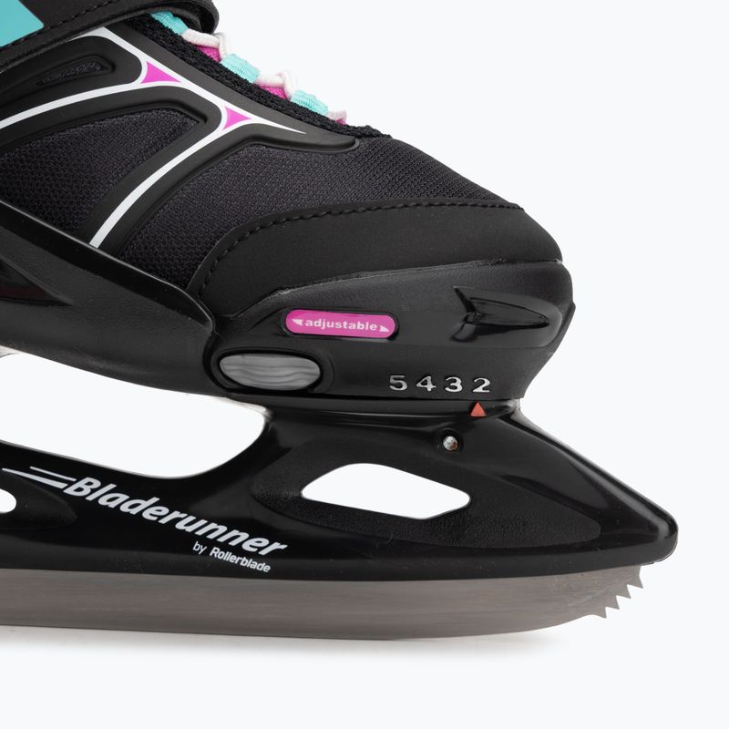 Gyerek jégkorcsolya Bladerunner Micro Xt Ice G black/fuchsia 8