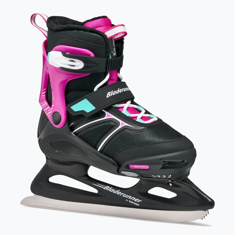 Gyerek jégkorcsolya Bladerunner Micro Xt Ice G black/fuchsia 10