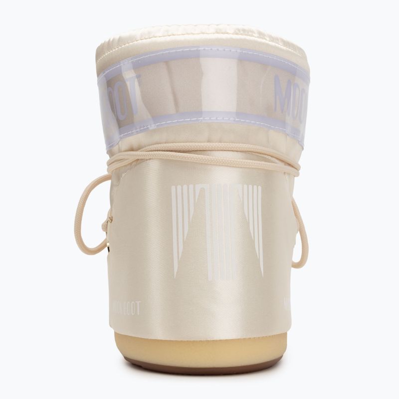 Női Moon Boot Icon Low Pearly elefántcsont hó csizma 6