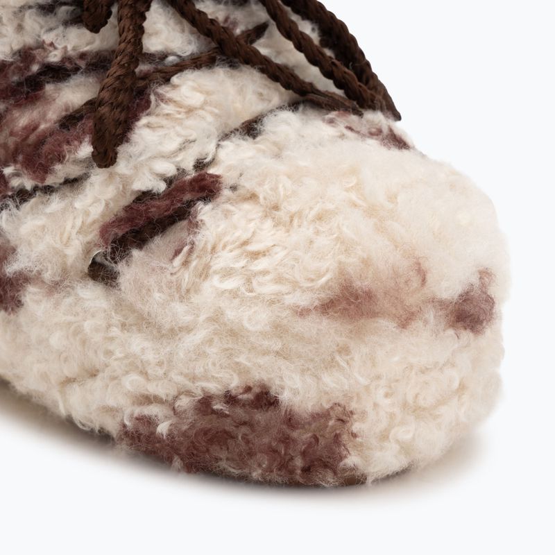 Női Moon Boot Icon Alacsony Curly tehén hó csizma 7