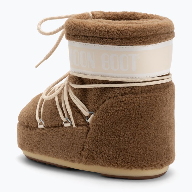 Női Moon Boot Icon Low Fleece hócsizma camel hócsizma 3