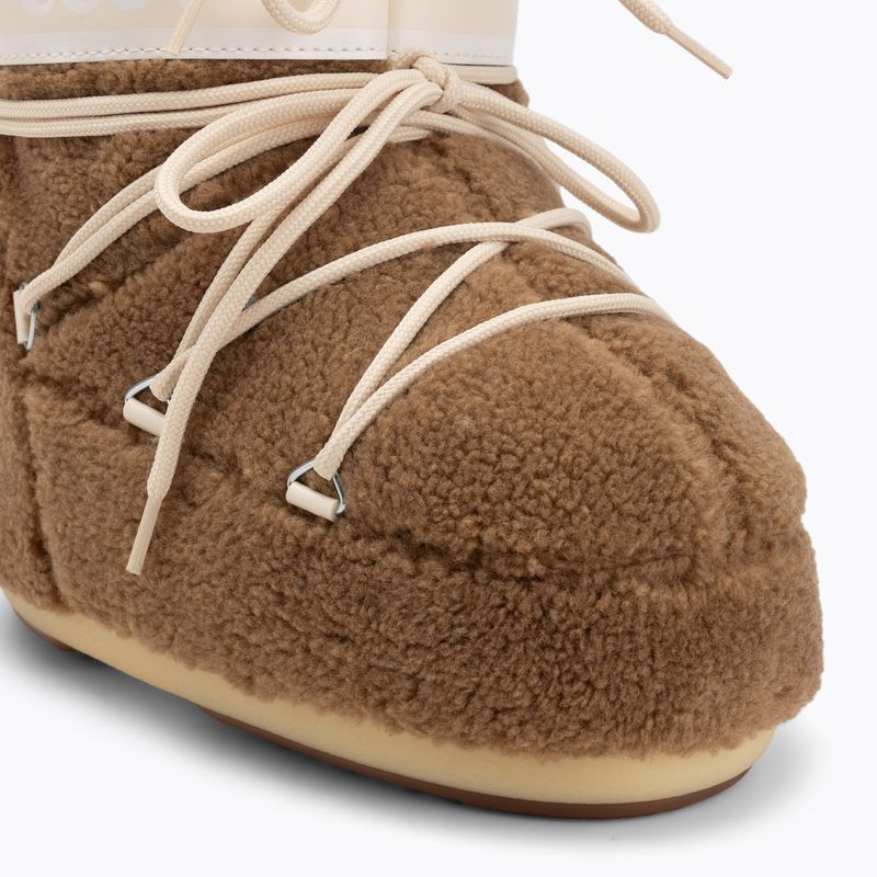 Női Moon Boot Icon Low Fleece hócsizma camel hócsizma 7