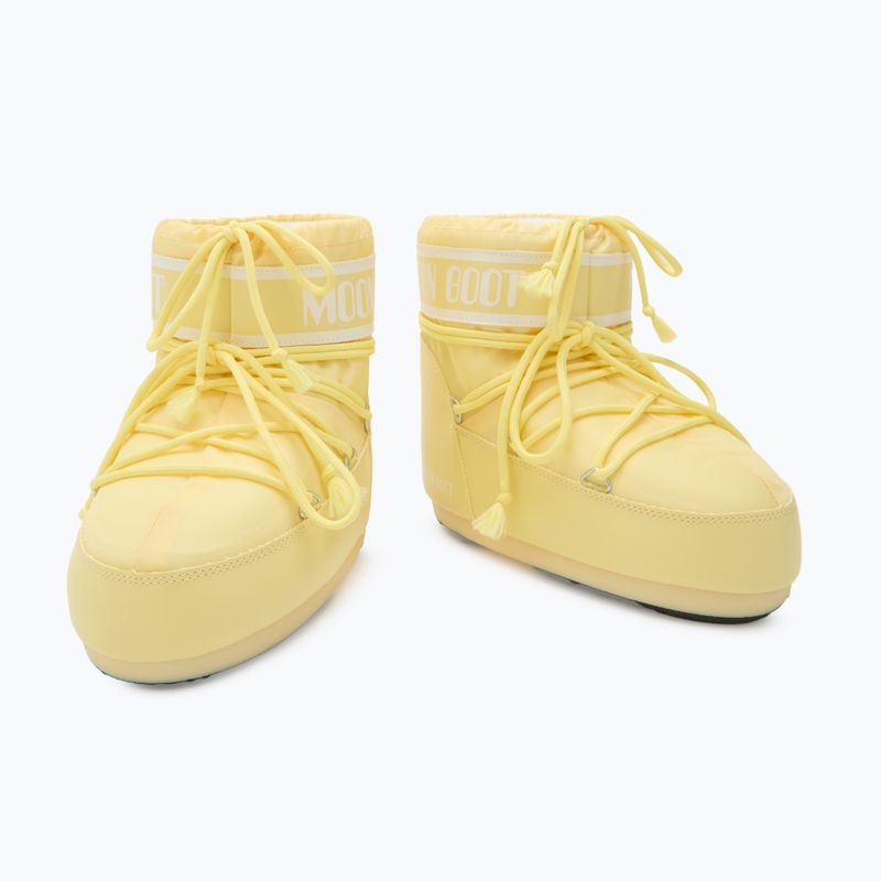 Női Moon Boot Icon Low Nylon világossárga hócsizma 2