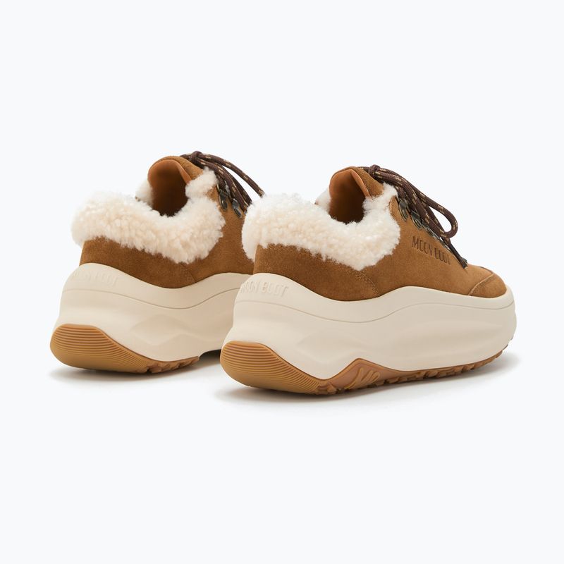 Női Moon Boot Moon247 City Shearling hó csizma cognac 9