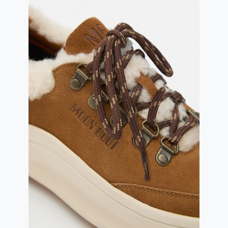 Női Moon Boot Moon247 City Shearling hó csizma cognac 11