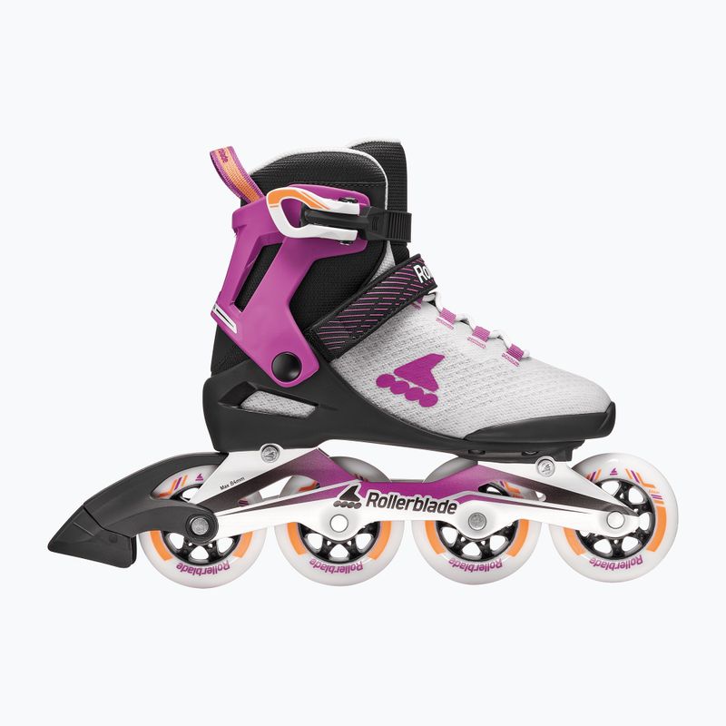 Női görkorcsolya Rollerblade Macroblade 84 W light grey/violet/orange 2