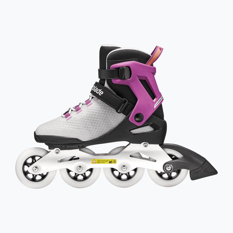 Női görkorcsolya Rollerblade Macroblade 84 W light grey/violet/orange 3