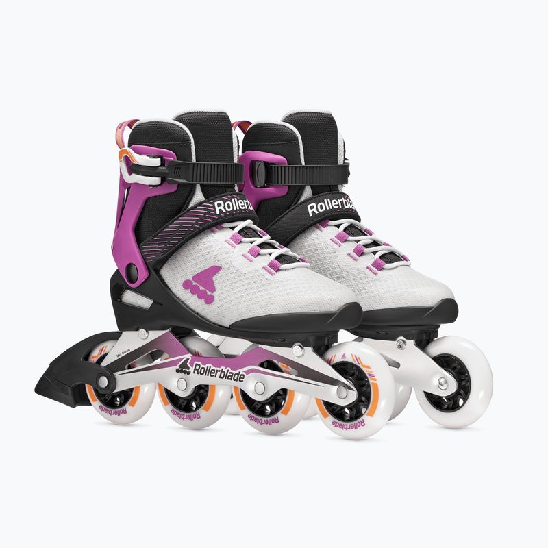 Női görkorcsolya Rollerblade Macroblade 84 W light grey/violet/orange 4
