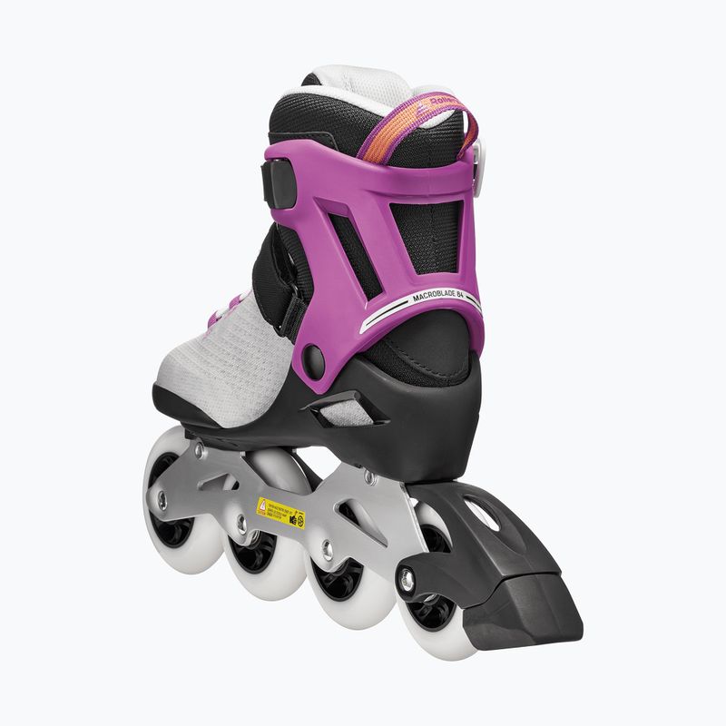 Női görkorcsolya Rollerblade Macroblade 84 W light grey/violet/orange 6
