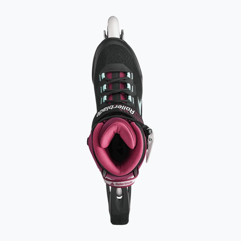 Női görkorcsolya Rollerblade Macroblade 84 W black/burgundy/ocean green 7