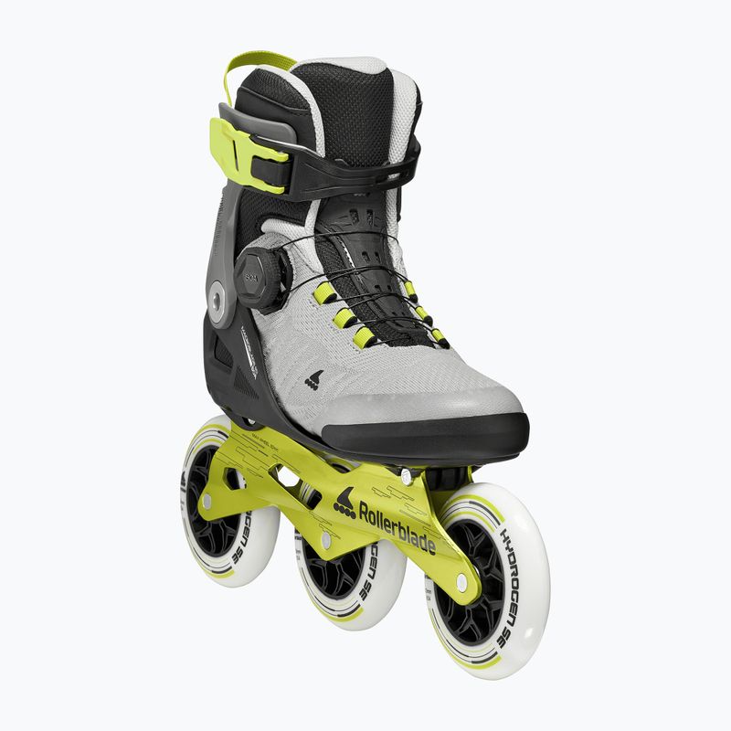 Férfi görkorcsolya Rollerblade Macroblade 110 Boa black/grey/lime 5