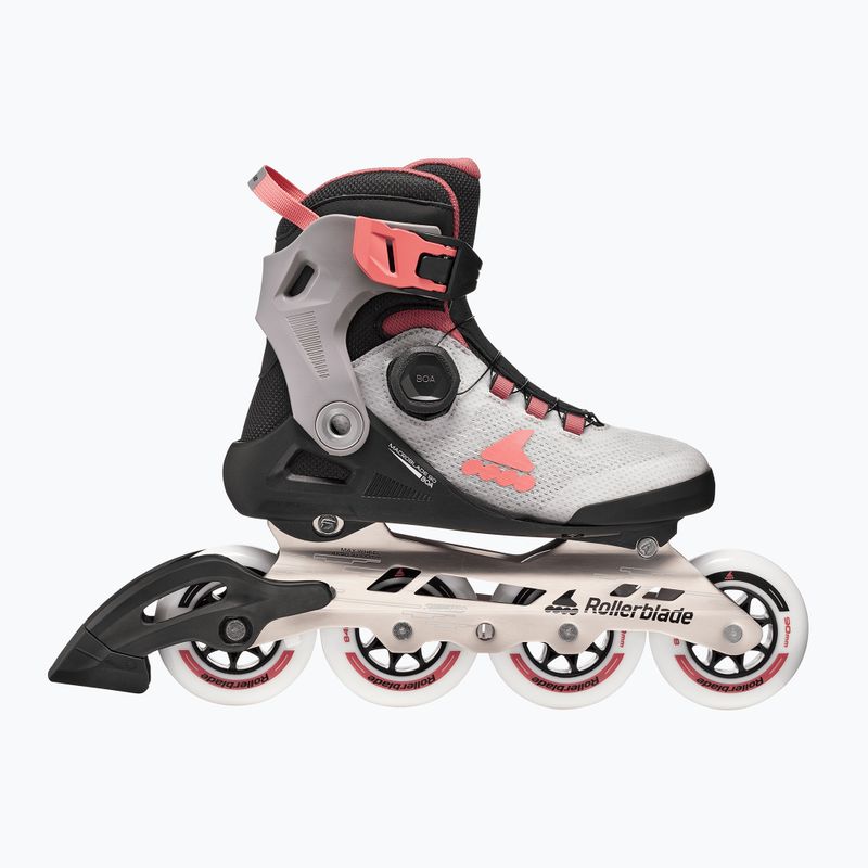 Női görkorcsolya Rollerblade Macroblade 90 Boa W grey/amethyst rose 2