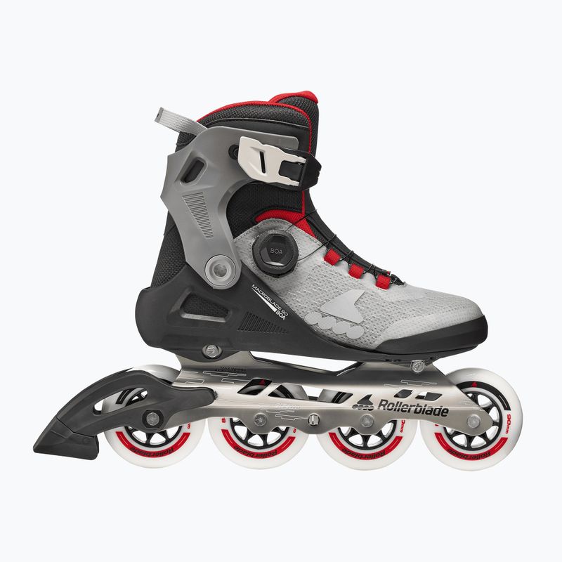 Férfi görkorcsolya Rollerblade Macroblade 90 Boa black/grey/red 2