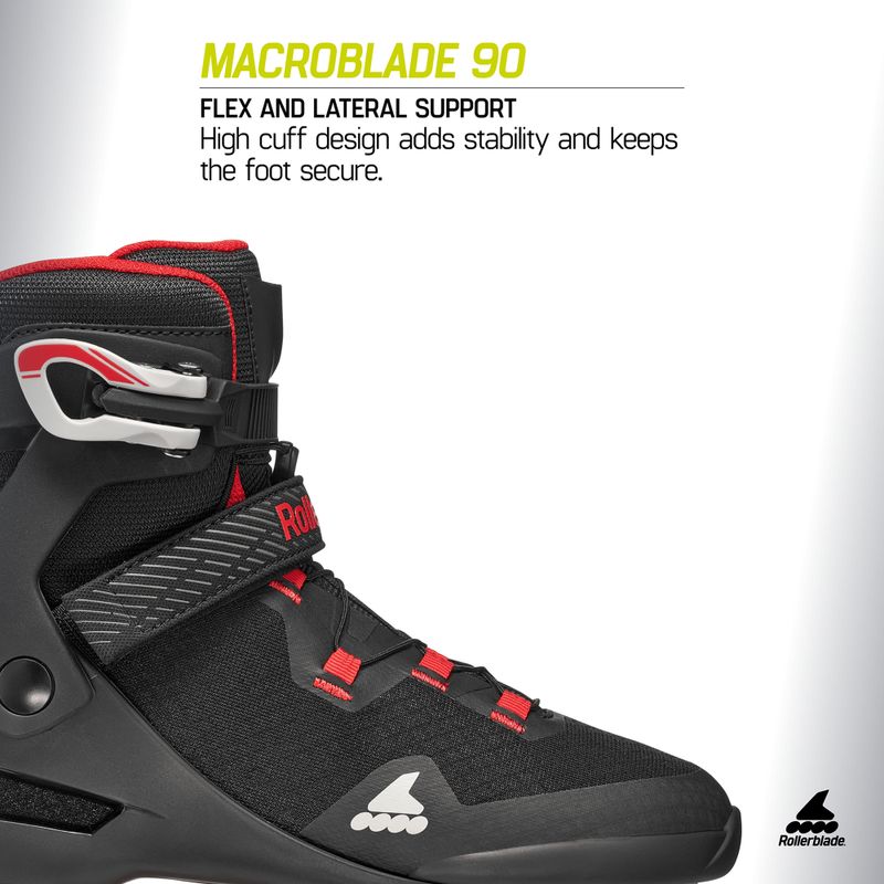 Férfi görkorcsolya Rollerblade Macroblade 90 black/red 10
