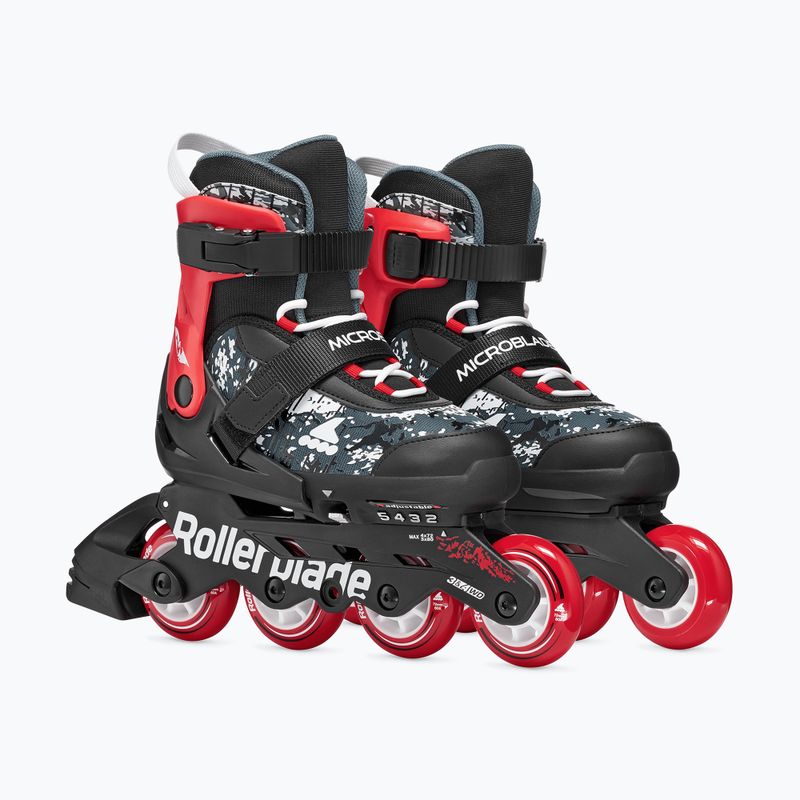 Gyerek görkorcsolya Rollerblade Microblade SL Jr black/red 4