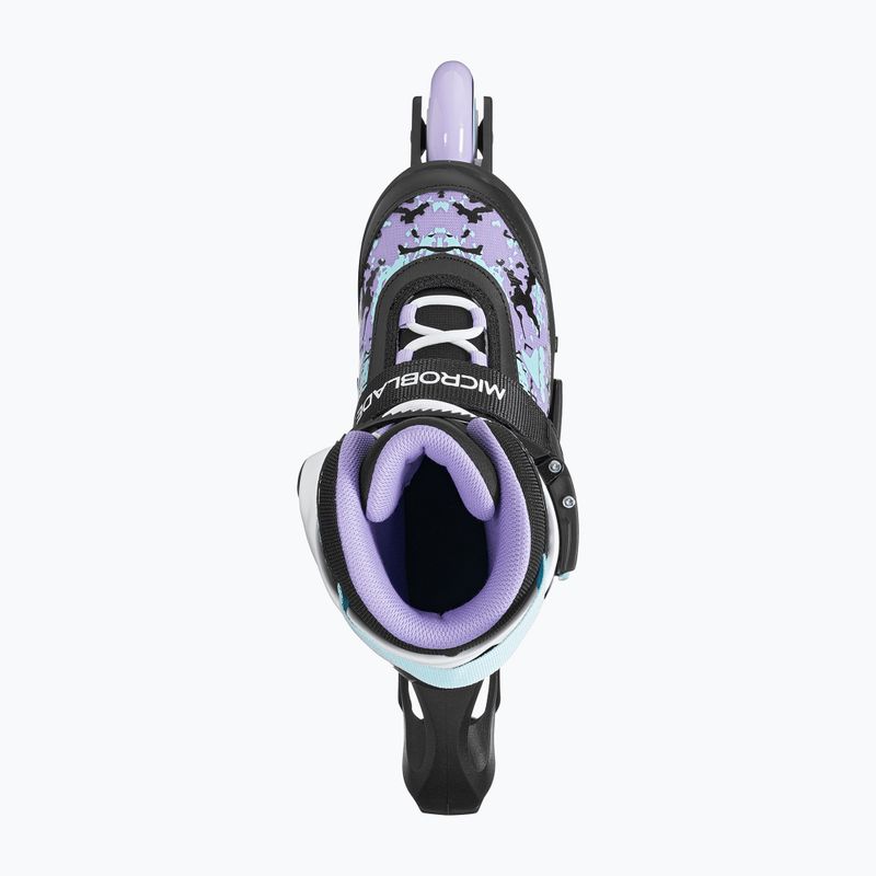 Gyerek görkorcsolya Rollerblade Microblade SL Jr black/lavender/light blue 7