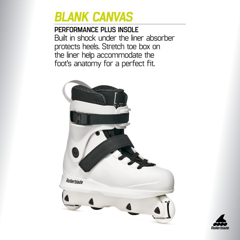 Férfi görkorcsolya Rollerblade Blank Canvas white 7
