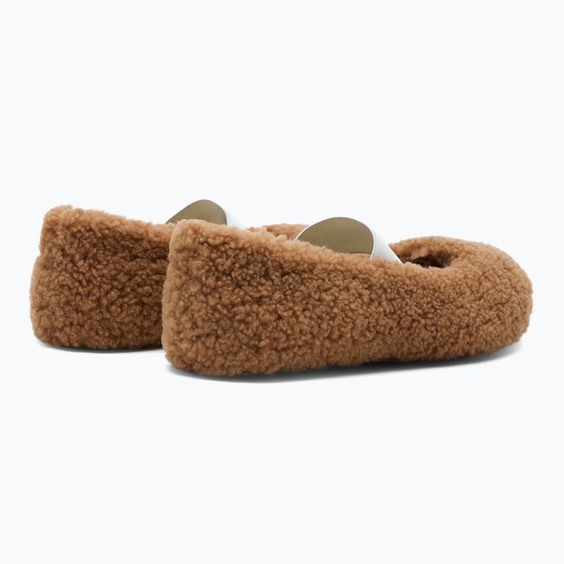 Női spárgatalpú cipők Moon Boot Shearling Ballerina cognac 2
