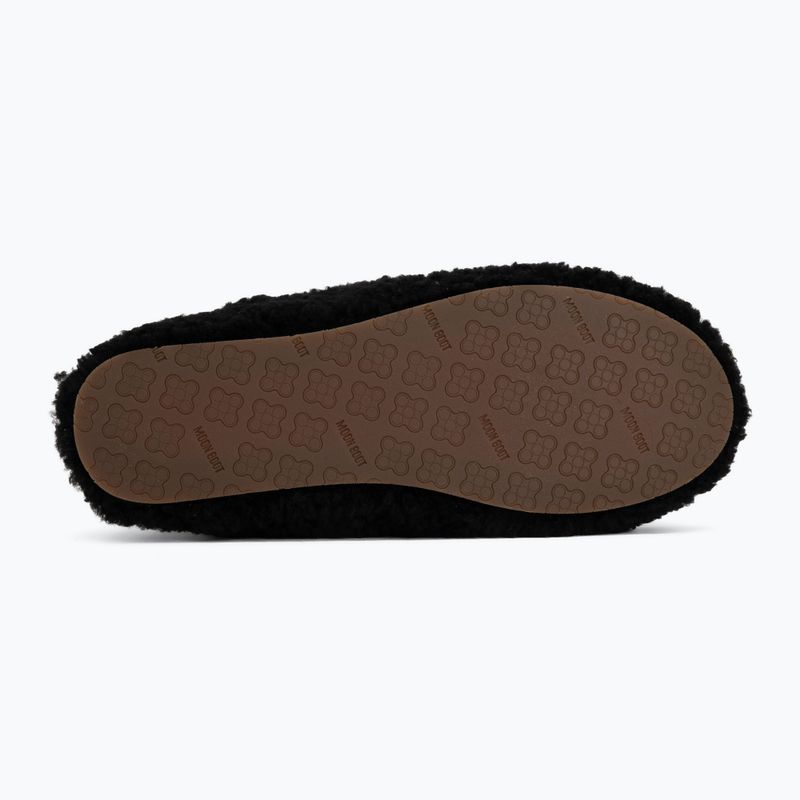 Női balerina Moon Boot Shearling Ballerina fekete 4